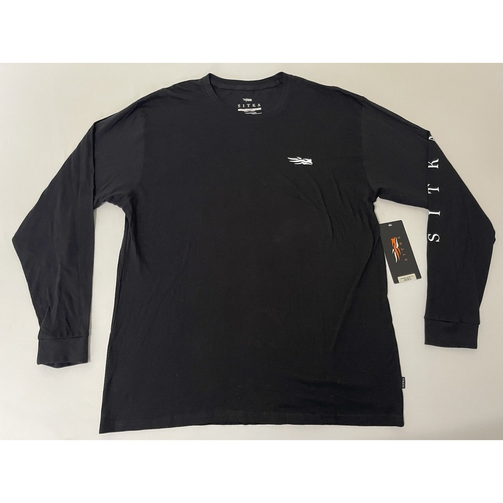 Sitka Gear Foundation Tee XL Black Long Sleeve